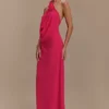 Rosalia Cowl Neck Maxi Dress – Raspberry Rosalia Cowl Neck Maxi Dress – Raspberry