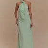 Rosalia Cowl Neck Maxi Dress – Sage Rosalia Cowl Neck Maxi Dress – Sage