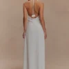 Rosalia Cowl Neck Maxi Dress – White Rosalia Cowl Neck Maxi Dress – White