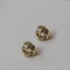 Rowan Knotted Earrings – Gold Rowan Knotted Earrings – Gold