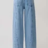 Roy Mid Rise Wide Leg Denim Jeans – Classic Blue Roy Mid Rise Wide Leg Denim Jeans – Classic Blue