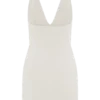 Ruth Cotton Halter Mini Dress – Ivory Ruth Cotton Halter Mini Dress – Ivory