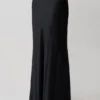 Sabrina Silk Blend Maxi Skirt – Black Sabrina Silk Blend Maxi Skirt – Black