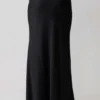 Sabrina Silk Blend Maxi Skirt – Black Sabrina Silk Blend Maxi Skirt – Black