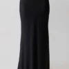 Sabrina Silk Blend Maxi Skirt – Black Sabrina Silk Blend Maxi Skirt – Black