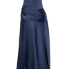 Sarah Strapless Maxi Dress With Waist Tie – Navy Sarah Strapless Maxi Dress With Waist Tie – Navy