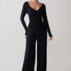 Sari Long Sleeve Modal Top – Black