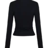 Sari Long Sleeve Modal Top – Black