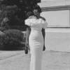 Sariya Sculptural Maxi Dress – White Sariya Sculptural Maxi Dress – White