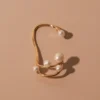 Saskia Freshwater Pearl Ear Cuff – Pearl Saskia Freshwater Pearl Ear Cuff – Pearl