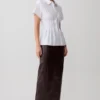 Selma Short Sleeve Linen Shirt – White Selma Short Sleeve Linen Shirt – White
