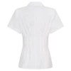 Selma Short Sleeve Linen Shirt – White Selma Short Sleeve Linen Shirt – White