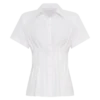 Selma Short Sleeve Linen Shirt – White Selma Short Sleeve Linen Shirt – White