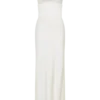 Seraphine Corset Satin Maxi Dress – Ivory