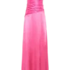Serena Strapless Taffeta Maxi Dress – Crimson Pink Serena Strapless Taffeta Maxi Dress – Crimson Pink