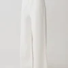 Shae Wide Leg Denim Jeans – White