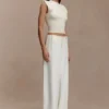 Sharpay Sleeveless Knit Top – Ivory Sharpay Sleeveless Knit Top – Ivory