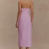 Simona Halter Neck Midi Dress – Blush Pink Simona Halter Neck Midi Dress – Blush Pink