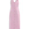 Simona Halter Neck Midi Dress – Blush Pink Simona Halter Neck Midi Dress – Blush Pink