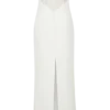 Sloane Strapless Maxi Dress With Pearls – White Sloane Strapless Maxi Dress With Pearls – White