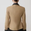 Solange Zip Up Collared Jacket – Natural Solange Zip Up Collared Jacket – Natural