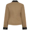 Solange Zip Up Collared Jacket – Natural Solange Zip Up Collared Jacket – Natural