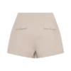 Solenne Suiting Shorts – Natural Marle Solenne Suiting Shorts – Natural Marle