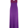 Stacy Knit Halter Maxi Dress – Purple/Red