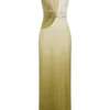 Stella Draped Slinky Maxi Dress – Ombre Vintage Olive