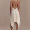 Sylvie Modal Hankie Midi Dress – Ivory
