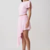 Talise Modal Flounce Short Sleeve Top – Ballet Pink Talise Modal Flounce Short Sleeve Top – Ballet Pink
