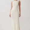 Tarna Sleeveless Slinky Maxi Dress – Bone Tarna Sleeveless Slinky Maxi Dress – Bone