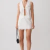 Tessa Broderie Mini Skirt – White Tessa Broderie Mini Skirt – White