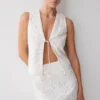Tessa Broderie Mini Skirt – White Tessa Broderie Mini Skirt – White