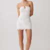 Tessa Broderie Mini Skirt – White Tessa Broderie Mini Skirt – White