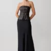 Sabrina Silk Blend Maxi Skirt – Black Sabrina Silk Blend Maxi Skirt – Black