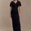 Thelma Bardot Maxi Dress – Black Thelma Bardot Maxi Dress – Black
