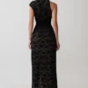 Trinh One Shoulder Maxi Dress – Black