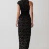 Trinh One Shoulder Maxi Dress – Black