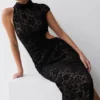 Trinh One Shoulder Maxi Dress – Black