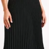 Twyla Pleated Suiting Maxi Skirt – Black Twyla Pleated Suiting Maxi Skirt – Black