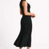 Twyla Pleated Suiting Maxi Skirt – Black Twyla Pleated Suiting Maxi Skirt – Black