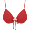 Tyler Bikini Top With Hardware – Red Tyler Bikini Top With Hardware – Red