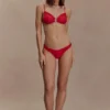 Tyler Cheeky Bikini Bottom – Red