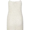 Vanessa Hand Crochet Pearl Mini Dress – Ivory