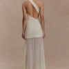 Vashti Cut Out Mesh Maxi Dress – Ivory Vashti Cut Out Mesh Maxi Dress – Ivory