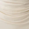 Vina Gathered Jersey Midi Dress – Ivory