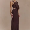 Violeta Asymmetric Top – Dark Chocolate Violeta Asymmetric Top – Dark Chocolate