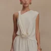 Violeta Asymmetric Top – Ivory