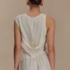 Violeta Asymmetric Top – Ivory